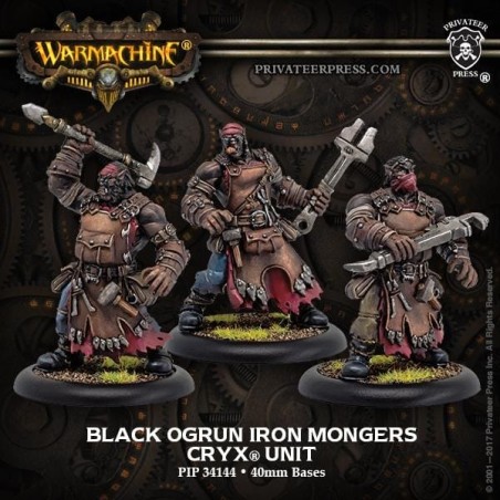Warmachine - Cryx - Black Ogrun Iron Mongers PIP34144