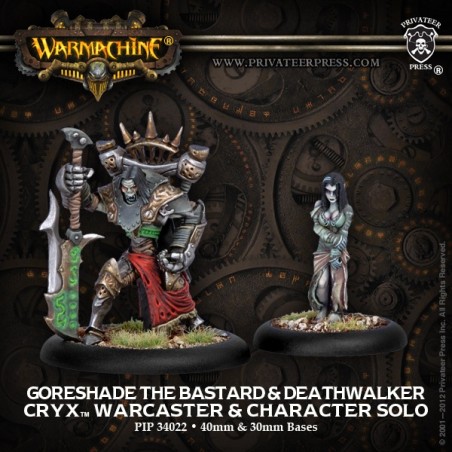 Warmachine - Cryx - Goreshade the Bastard & Deathwalker PIP34022
