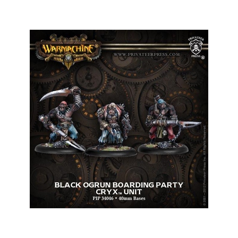 Warmachine - Cryx - Black Ogrun Boarding Party PIP34046