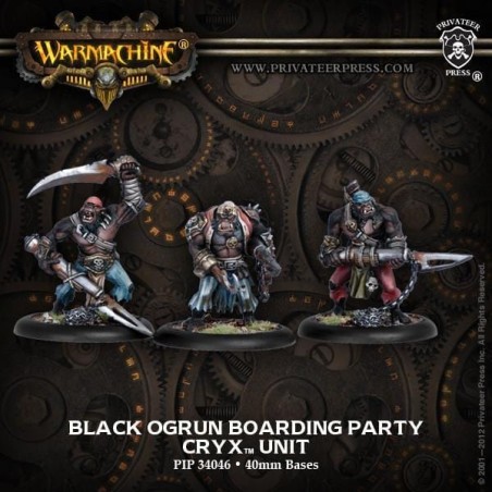 Warmachine - Cryx - Black Ogrun Boarding Party PIP34046