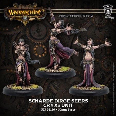 Warmachine - Cryx - Scharde Dirge Seers PIP34146