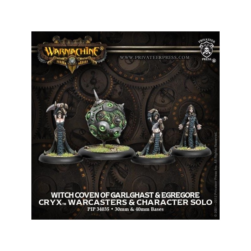 Warmachine - Cryx - Witch Coven Of Garlghast & The Egrogore PIP34035