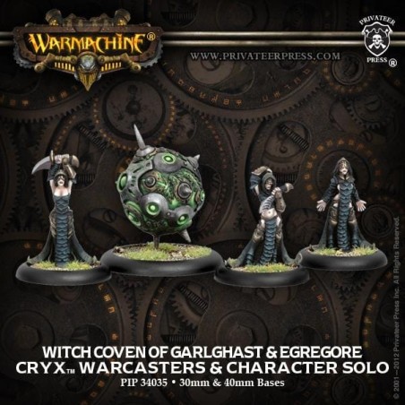 Warmachine - Cryx - Witch Coven Of Garlghast & The Egrogore PIP34035