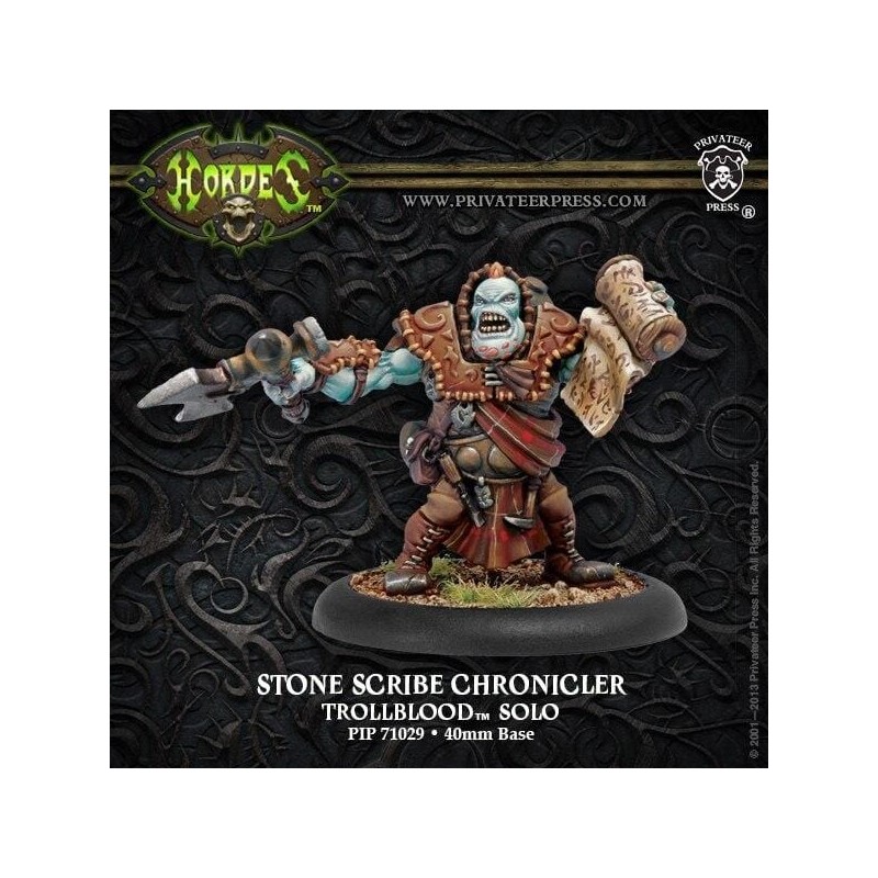 Hordes - Trollbloods - Stone Scribe Chronicler PIP71029