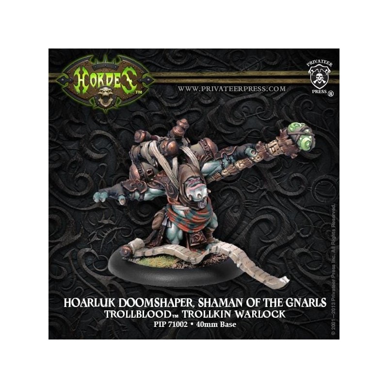 Hordes - Trollbloods - Hoarluk Doomshaper, Shaman of the Gnarls PIP71002