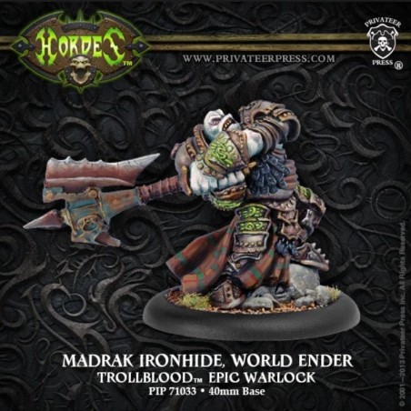 Hordes - Trollbloods - Madrak Ironhide, World Ender PIP71033