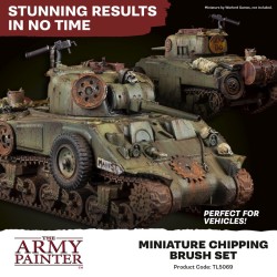 Army Painter - Pinceaux - Miniature Chipping Brush Set