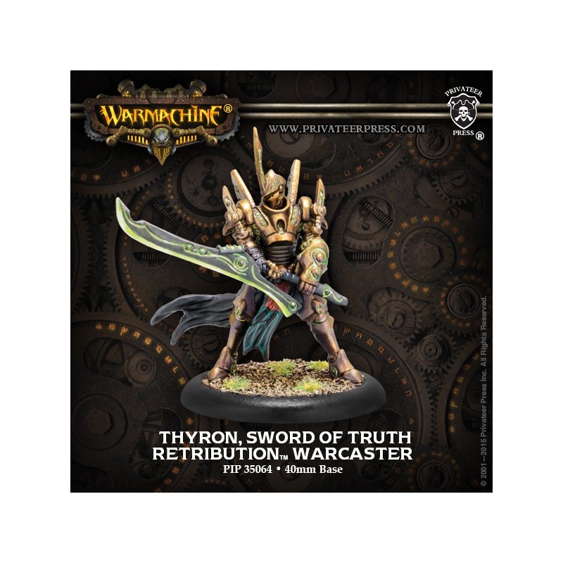 PIP35064_Warmachine - Retribution Of Scyrah - Thyron, Sword of Truth