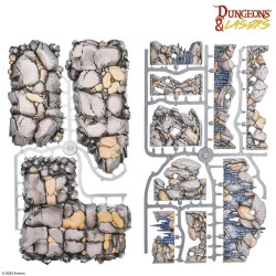 Dungeons & Lasers - Décors - Rocky Caves Prépeint