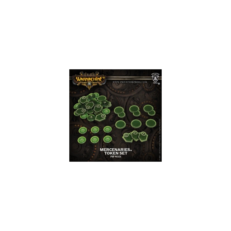 PIP91121_Warmachine - Mercenaries - Token Set (New)