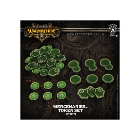 PIP91121_Warmachine - Mercenaries - Token Set (New)