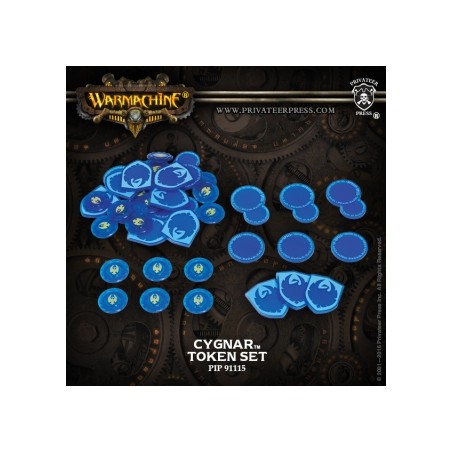 PIP91115_Warmachine - Cygnar - Token Set (New)
