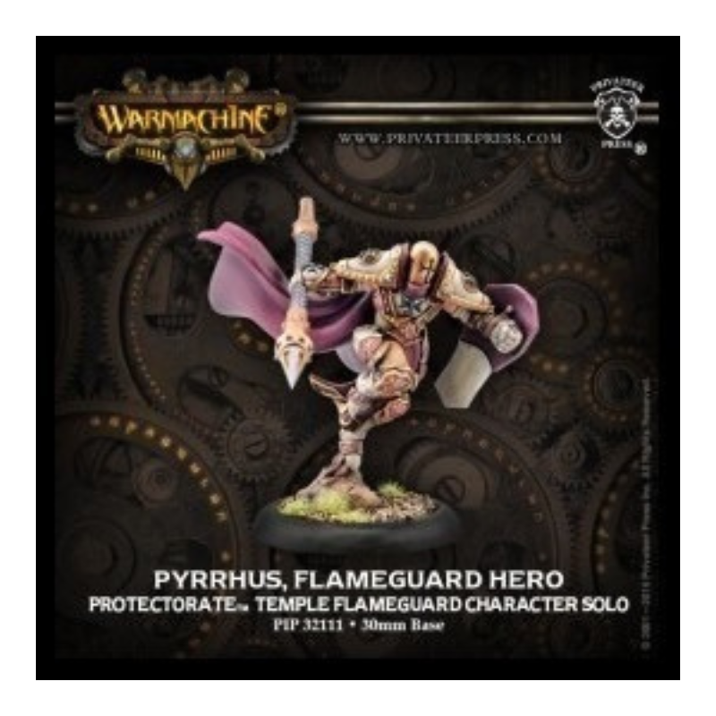 Warmachine -  Protectorate Of Menoth - Pyrrhus Flameguard Hero PIP32111