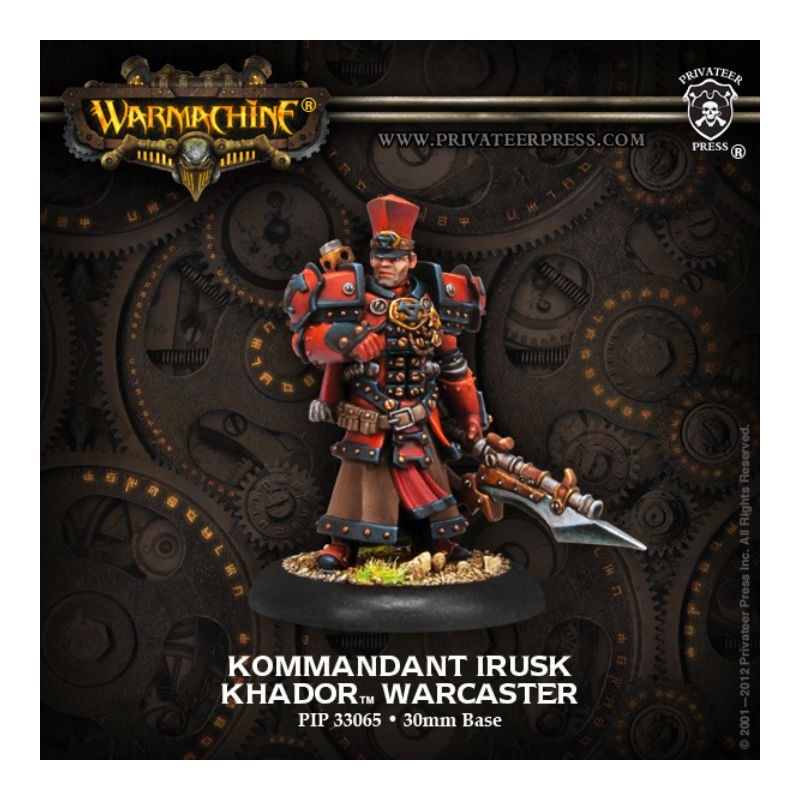 Warmachine - Khador - KOMMANDANT IRUSK WARCASTER PIP33065