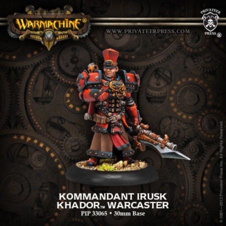 Warmachine - Khador - KOMMANDANT IRUSK WARCASTER PIP33065