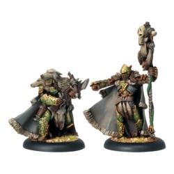 PIP72047_Warmachine - Hordes - Circle Orboros - Reeve of Orboros Chieftain et Standard