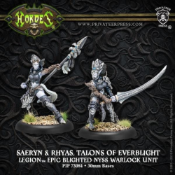 Warmachine - Hordes - Legion of Everblight - Saeryn & Rhyas, Talons of Everblight  PIP73084