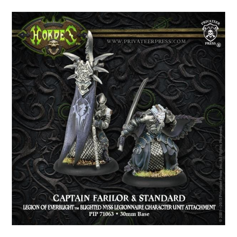 Warmachine - Hordes - Legion of Everblight - Captain Farilor & Standard PIP73063