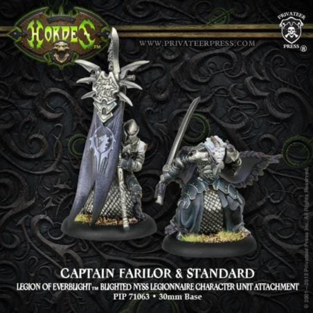 Warmachine - Hordes - Legion of Everblight - Captain Farilor & Standard PIP73063