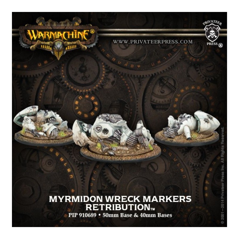 Warmachine - Retribution of Scyrah - Myrmidon Wreck  Markers PIP91068