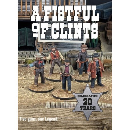 DMH397_Dead Man's Hand - Une Poignée de Clints (5 figurines)