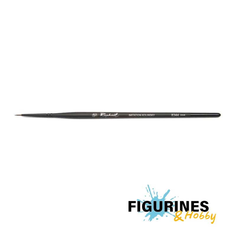 8344.4/0 Pinceaux Raphaël - Stradivarius rond pointe fine n°4/0