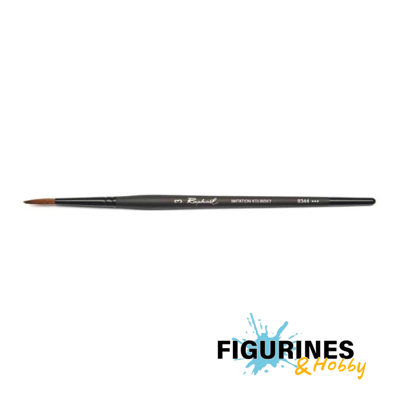 8344.3 Pinceaux Raphaël - Stradivarius rond pointe fine n°3