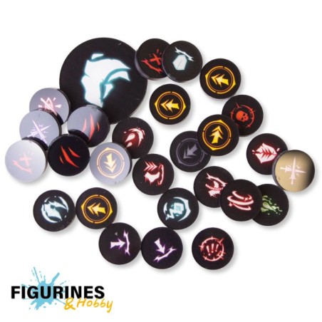 ECNWACC01_Eldfall Chronicles - Acrylic Token Set