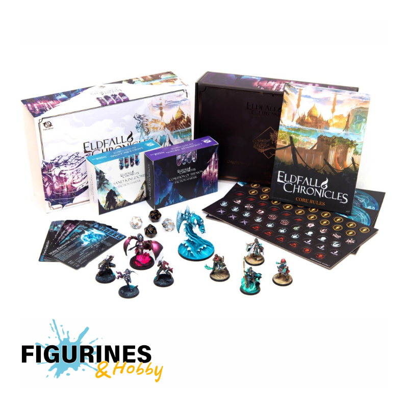 Eldfall Chronicles - Two-Player Starter Set - Coalition of Thenion vs Sand Kingdoms  ELDST02