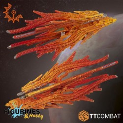 Dropfleet Commander - Shaltari Battlecruisers (Plastique)