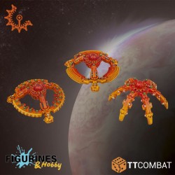 Dropfleet Commander - Shaltari Battlecruisers (Plastique)