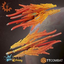 Dropfleet Commander - Shaltari Battlecruisers (Plastique)