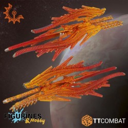 Dropfleet Commander - Shaltari Battlecruisers (Plastique)