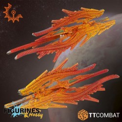 Dropfleet Commander - Shaltari Battlecruisers (Plastique)