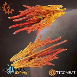 Dropfleet Commander - Shaltari Battlecruisers (Plastique)