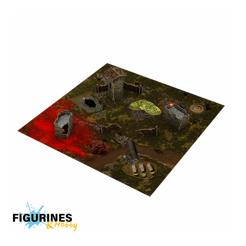 Warcrow - Assail Borderlands Scenery Pack WW20007-0050