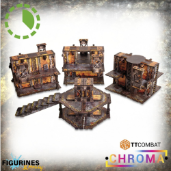 TT Combat - Chroma - Wonderhive Arcology (Yellow) Prépeint  TTSUV-INH-1017