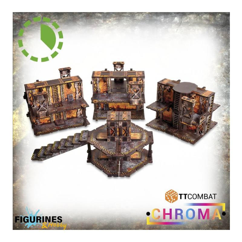 TT Combat - Chroma - Wonderhive Arcology (Yellow) Prépeint  TTSUV-INH-1017