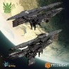 Dropfleet Commander - UCM Battlecruisers (plastique)