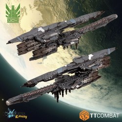 Dropfleet Commander - UCM Battlecruisers (plastique)