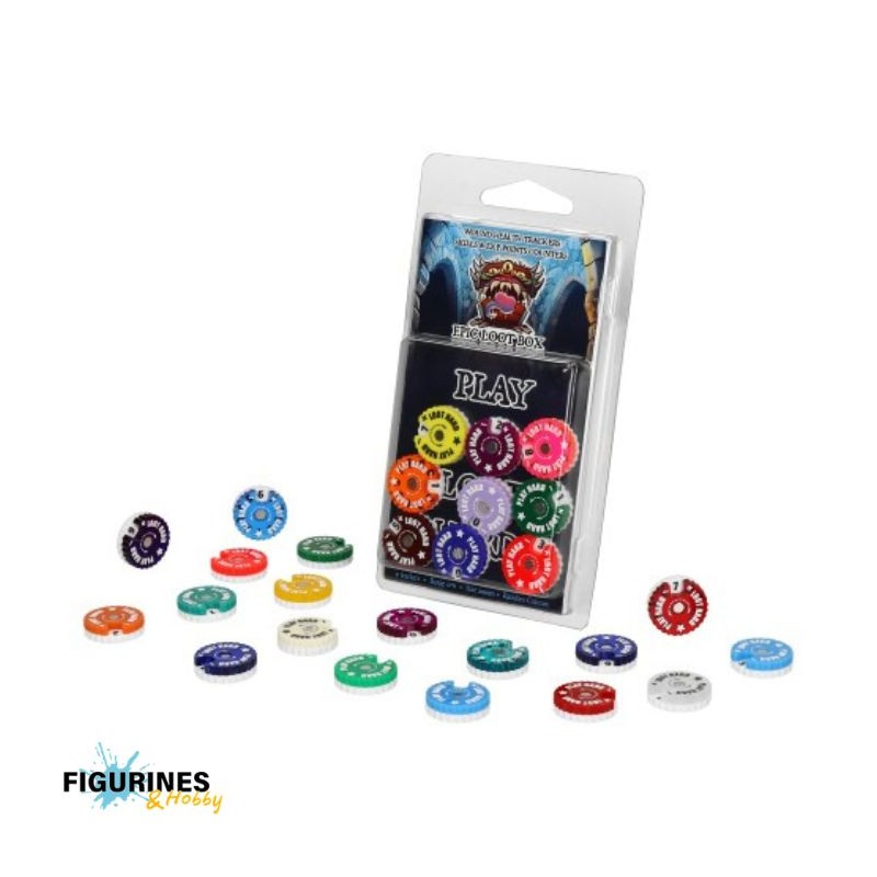 WT-2509R9_Epic Loot Box - Compteurs de Points Ronds 20mm (0-9) 9 pièces