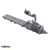 Dungeons & Lasers Dwarven Train Set décor nain