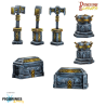 Dungeons & Lasers Iron Crown Monarchs figurines