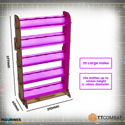 TT Combat Universal Colour 25 Paint Rack MDF