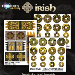 Victrix Dark Age Irish & Dogs – Figurines historiques