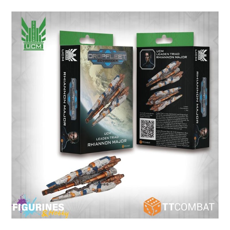 TTDFX-UCM-033_Dropfleet Commander - Rhiannon Major - Leaden Triad