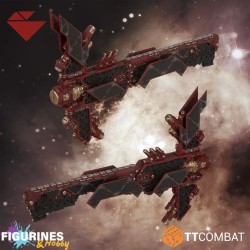 Dropfleet Commander Bioficer Battlecruiser Plastique