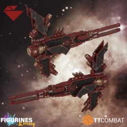 Dropfleet Commander Bioficer Battlecruiser Plastique