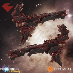 Dropfleet Commander Bioficer Battlecruiser Plastique