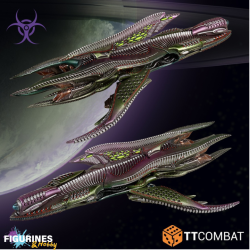 Dropfleet Commander - Scourge Battlecruisers Plastique
